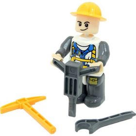 Özbayraktar Construction İşçi Figürü Lego Seti