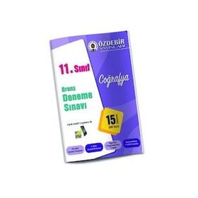 Özdebir 11. Sınıf Coğrafya Branş Deneme Sınavı