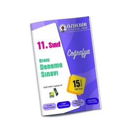 Özdebir 11. Sınıf Coğrafya Branş Deneme Sınavı