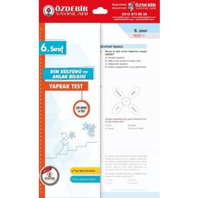 Özdebir 6. Sınıf Din Kültürü Poşet Yaprak Test