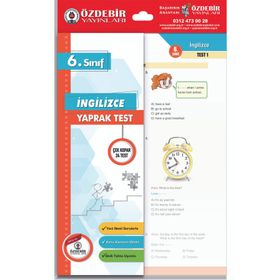 Özdebir 6. Sınıf İngilizce Poşet Yaprak Test