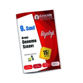 Özdebir 9. Sınıf Biyoloji Branş Deneme Sınavı