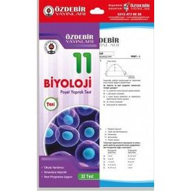 Özdebir Yayınları 11 Sınıf Biyoloji Yaprak Test