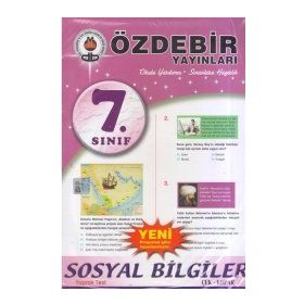 Özdebir Yayınları 7.sınıf Sosyal Bilgiler Yaprak Test