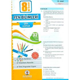 Özdebir Yayınları 8. Sınıf Fen Bilimleri Yaprak Test