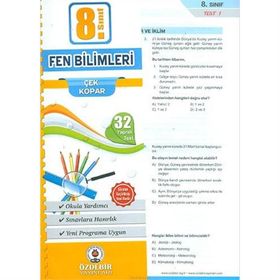 Özdebir Yayınları 8. Sınıf Fen Bilimleri Yaprak Test