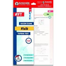 Özdebir Yayınları AYT Fizik Yaprak Test