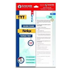 Özdebir Yayınları TYT Türkçe Yaprak Test