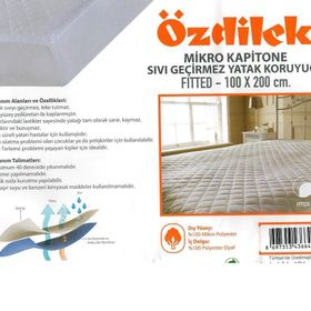 Özdilek 100x200 cm Fitted Sıvı Geçirmez Alez