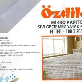 Özdilek 100x200 cm Fitted Sıvı Geçirmez Alez