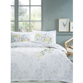 Özdilek 1032 Beyaz 200x220 cm Jardin De Flor Çift Kişilik Nevresim Takımı