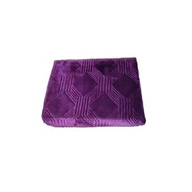 Özdilek 220x240 Çift Kişilik Mürdüm Trendy Art Deco Battaniye