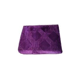 Özdilek 220x240 Çift Kişilik Mürdüm Trendy Art Deco Battaniye
