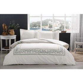 Özdilek 2985 200x220 cm Krem Bordado Çift Kişilik Nevresim Takımı