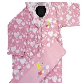 Özdilek 3-4 Yaş Tweety Heart Pembe Bornoz