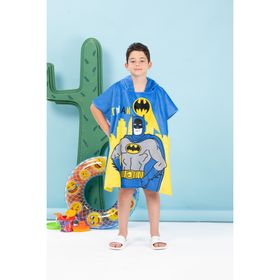 Özdilek 4/9 Yaş Batman City Lisanslı Kadife Çocuk Panço