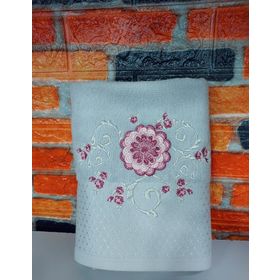 Özdilek 50x90 CM Mariposa Gri 2'li Butik El Yüz Havlusu