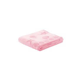 Özdilek 50x90 cm Sea Shell Pembe Kadife El Yüz Havlusu
