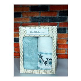Özdilek 50x90 Daisy Border Mint 2'li Kutulu Hediyelik Havlu