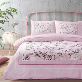 Özdilek 72039146 Fleur Rose Ranforce Çift Kişilik Pembe Nevresim Takımı