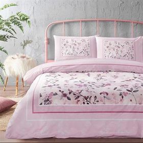 Özdilek 72039146 Fleur Rose Ranforce Çift Kişilik Pembe Nevresim Takımı