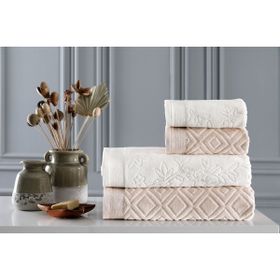 Özdilek 90x150 Pastoral Bej Banyo Havlu