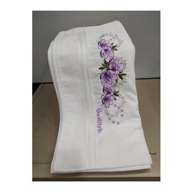 Özdilek Açelya Nakışlı 1 Adet 50x90 cm Beyaz El Havlusu
