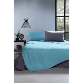 Özdilek Açık Mürdüm Colormix Çift Kişilik Pike Takımı