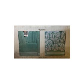 Özdilek Adora Aile Seti Mint-Mint Bornoz Takımı