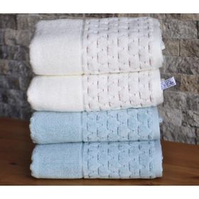 Özdilek Adria Krem Pembe 4lü 50x90 cm El Yüz Havlusu