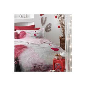 Özdilek Always İn Love Kırmızı Çift Kişilik Nevresim Takımı