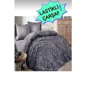 Özdilek Antico Antrasit Çift Kişilik Nevresim Takım