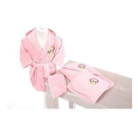 Özdilek Ashley Tweety Pembe Bebek Bornoz Seti