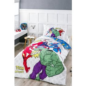 Özdilek Avengers Team Disney Lisanslı Tek Kişilik Nevresim Takımı