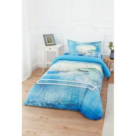 Özdilek Azores Ranforce 160 x 220 cm Mavi Tek Kişilik Nevresim Takımı