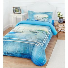 Özdilek Azores Ranforce 160 x 220 cm Mavi Tek Kişilik Nevresim Takımı