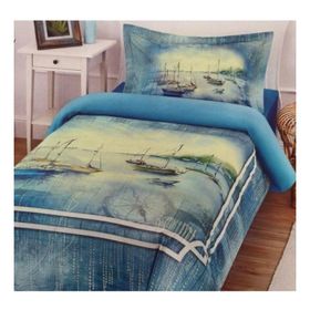 Özdilek Azores Ranforce 160 x 220 cm Mavi Tek Kişilik Nevresim Takımı