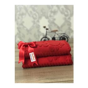 Özdilek Banyo Kırmızı 2'li Ayak Havlusu