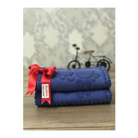 Özdilek Banyo Koyu Mavi 2'li Ayak Havlusu