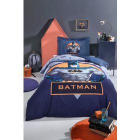 Özdilek Batman Danger Mavi Tek Kişilik Lisanslı Ranforce Nevresim Takımı