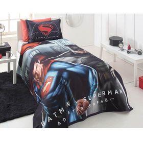 Özdilek Batman Superman City Dijital Baskı Tek Kişilik Pike Takımı