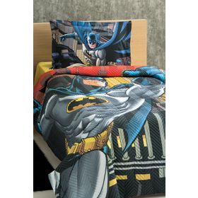 Özdilek Batman Yellow Tek Kişilik Lisanslı Kapitone Çocuk Nevresim Takımı