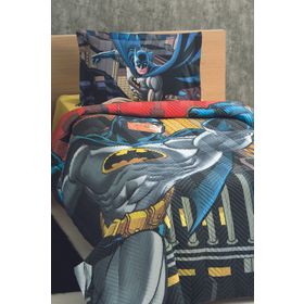 Özdilek Batman Yellow Tek Kişilik Lisanslı Kapitone Çocuk Nevresim Takımı