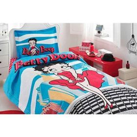 Özdilek Betty Boop City Tek Kişilik Lisans Baskılı Kapitone Set