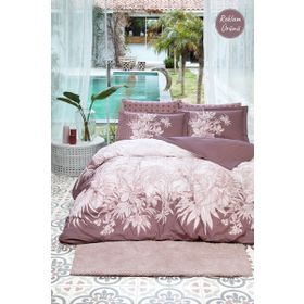 Özdilek Botanical Mürdüm Çift Kişilik Nevresim Takımı