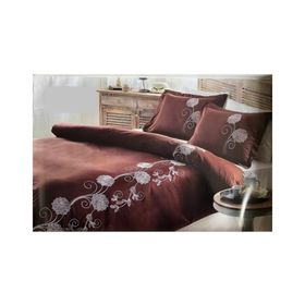 Özdilek Boutique Mira Kahve Çift Kişilik 200x220 cm Nevresim Takımı