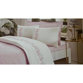Özdilek Boutique Pembe Petra Çift Kişilik 200x220 cm Nevresim Takımı