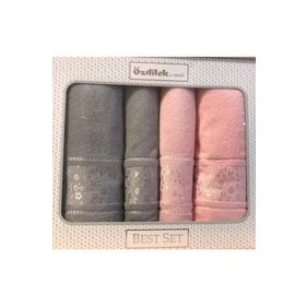 Özdilek Camellia Gri-Pembe Best Havlu Seti