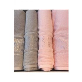 Özdilek Camellia Gri-Pembe Best Havlu Seti
