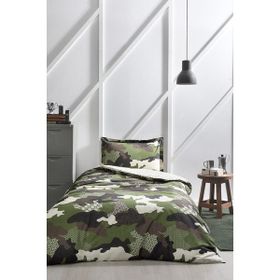 Özdilek Camouflage Yeşil 160x220 cm Tek Kişilik Nevresim Takımı